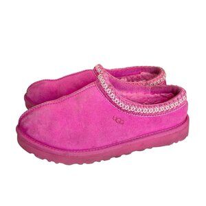 Ugg Womens Tasman Suede Slip On Flats Slippers Shoes Hot Pink Size 8